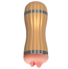 ARMONY - BEVIS DOPPIO MASTURBATORE VAGINA E BOCCA SENZA VIBRAZIONE ORO