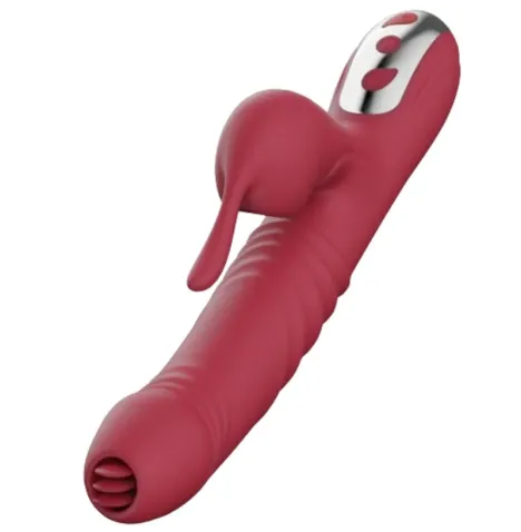 ARMONY - VIBRATEUR ET SUÇON SUCK AVEC LANGUE STIMULANTE BOURGOGNE