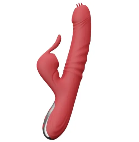 ARMONY - VIBRATORE E SUCCHIATORE CON LINGUA STIMOLANTE BORDEAUX