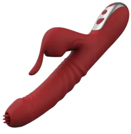 ARMONY - VIBRATEUR ET SUÇON SUCK AVEC LANGUE STIMULANTE BOURGOGNE