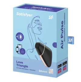 SATISFYER - STIMOLATORE E VIBRATORE TRIANGOLO LOVE NERO