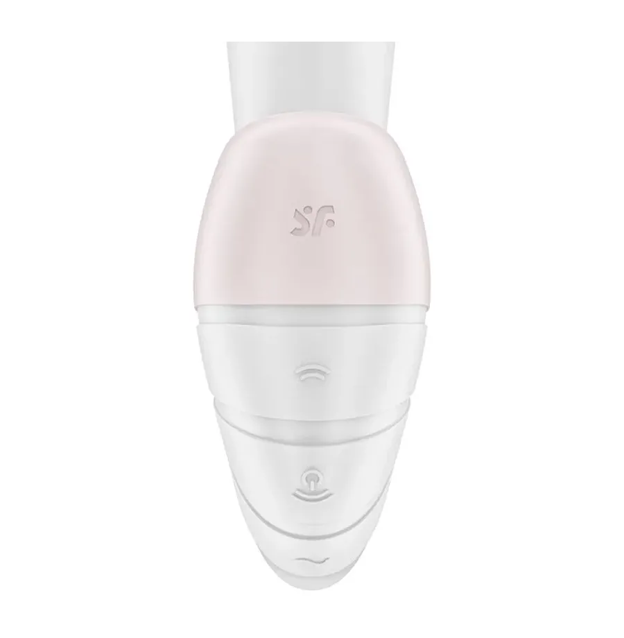 SATISFYER - SUPERNOVA AIR PULSE STIMULATOR and VIBRATION WHITE