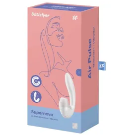 SATISFYER - STIMOLATOR E VIBRAZIONE SUPERNOVA BIANCO
