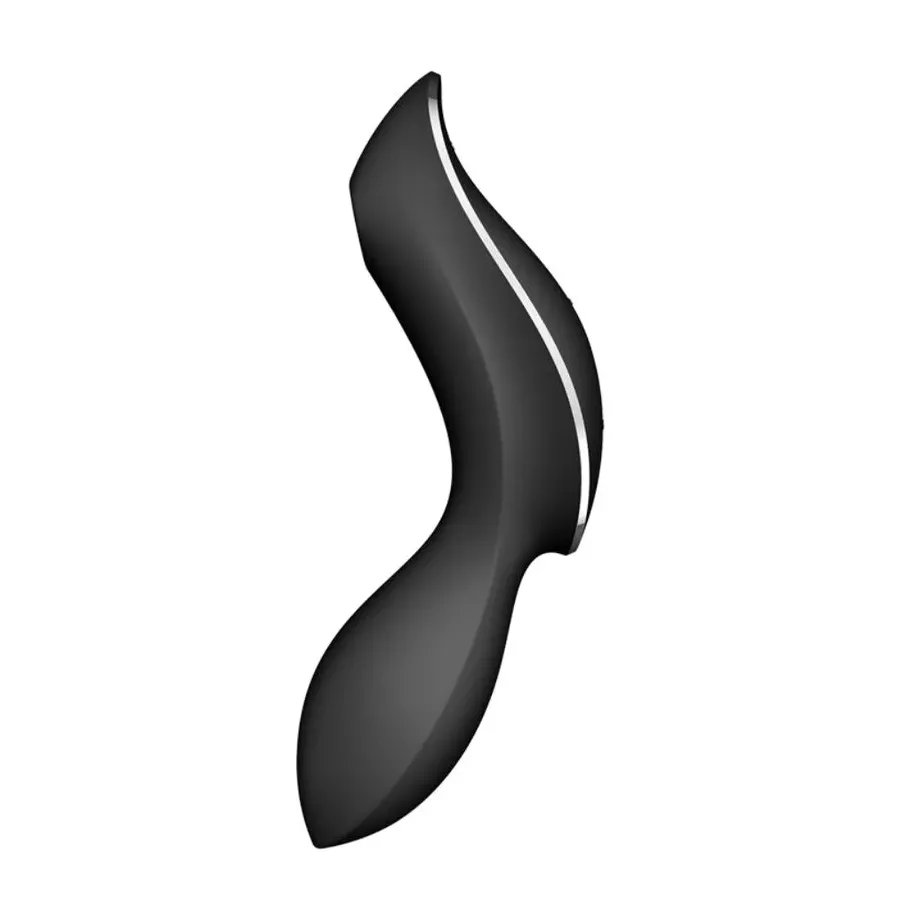 SATISFYER - VIBRATORE CURVY TRINITY 2 AIR PULSE NERO SATISFYER - VIBRATORE CURVY TRINITY 2 AIR PULSE NERO