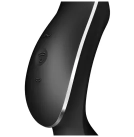 SATISFYER - CURVY TRINITY 2 AIR PULSE VIBRATOR BLACK
