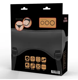 CYBER SILICOCK - STRAP-ON-GURT MIT 3 RINGEN GRATIS