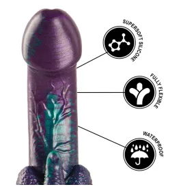 EPIC - BASILISK DILDO DOBLE PLACER ESCAMOSO TAMAÑO PEQUEÑO