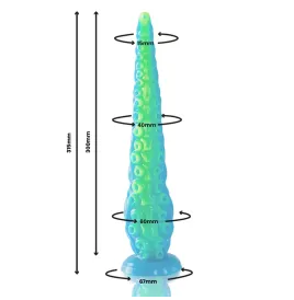 EPIC - SCYLLA FLUORESCENT THIN TENTACLE DILDO LARGE SIZE