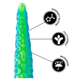 EPIC - SCYLLA FLUORESCENT THIN TENTACLE DILDO LARGE SIZE