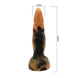 POWER MONSTERS - TIRANNOSAURO BICOLORE FANTASY DILDO IN SILICONE 20,5 CM Ø 5 CM