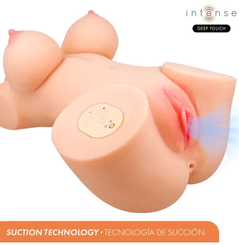 INTENSE DEEP TOUCH - VERO TORSO VAGINA WITH SUCTION, HEAT, VIBRATION AND VOICE EFFECTS L 5.5 KG