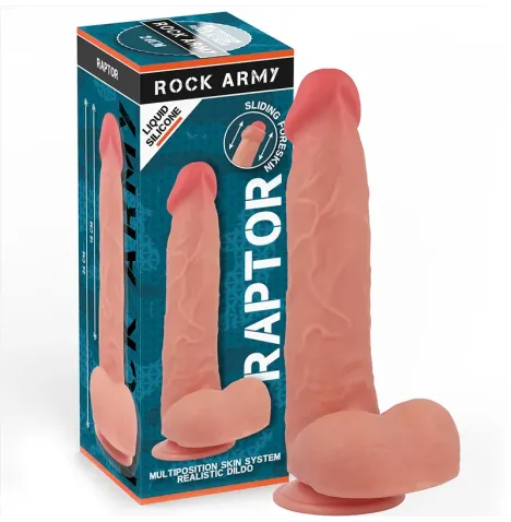 ROCKARMY - LIQUID SILICONE RAPTOR 24 CM -O- 4.4 CM