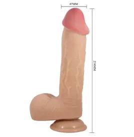 PRETTY LOVE - SLIDING SKIN SERIES REALISTISCHER DILDO MIT SLIDING SKIN SAUGNAPFLEISCH 23,4 CM