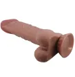 PRETTY LOVE - SLIDING SKIN SERIES REALISTIC DILDO WITH SLIDING SKIN SUCTION CUP BROWN 24 CM PRETTY LOVE - SLIDING SKIN SERIES REALISTIC DILDO WITH SLIDING SKIN SUCTION CUP BROWN 24 CM