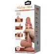 PRETTY LOVE - SLIDING SKIN SERIES REALISTIC DILDO WITH SLIDING BROWN SKIN SUCTION CUP 19.4 CM PRETTY LOVE - SLIDING SKIN SERIES REALISTIC DILDO WITH SLIDING BROWN SKIN SUCTION CUP 19.4 CM