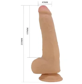 PRETTY LOVE - DRACO REALISTISCHER DILDO 23 CM FLEISCH