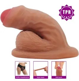 PRETTY LOVE - WARNELL ULTRA REALISTISCHER UND ELASTISCHER DILDO 9,5 CM MULATO