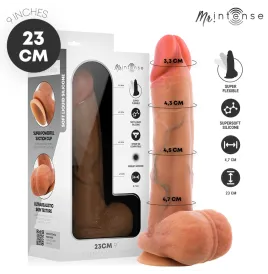 MR INTENSE - GARY L ULTRA-REALISTIC SILICONE COCK WITH TESTICLES 23 CM - Ø- 4.7 CM