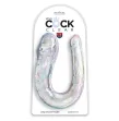 KING COCK - DOUBLE TROUBLE DOUBLE GODE 44 CM TRANSPARENT KING COCK - DOUBLE TROUBLE DOUBLE GODE 44 CM TRANSPARENT