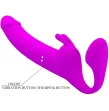 PRETTY LOVE - ZANINI STRAPLESS STRAP-ON 10 VIBRAZIONI VIOLA PRETTY LOVE - ZANINI STRAPLESS STRAP-ON 10 VIBRAZIONI VIOLA
