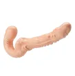 BAILE - EMMA TEXTURED DOUBLE PENETRATION STRAP-ON FLESH BAILE - EMMA TEXTURED DOUBLE PENETRATION STRAP-ON FLESH