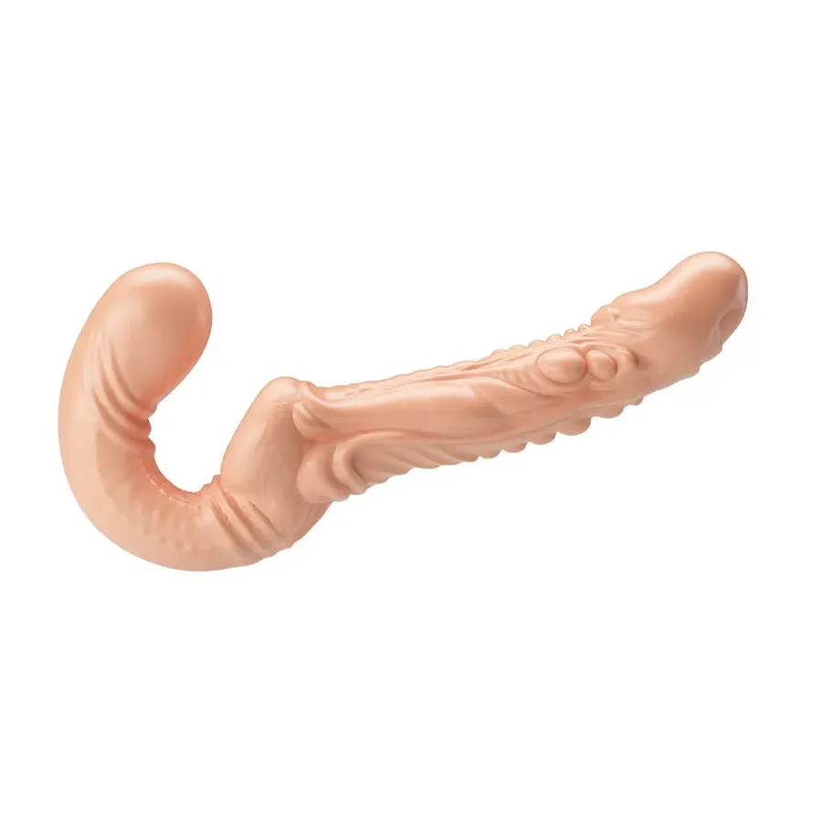 BAILE - EMMA STRAP-ON CARNE CON DOPPIA PENETRAZIONE TESTURIZZATA BAILE - EMMA STRAP-ON CARNE CON DOPPIA PENETRAZIONE TESTURIZZATA