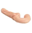 BAILE - EMMA TEXTURED DOUBLE PENETRATION STRAP-ON FLESH BAILE - EMMA TEXTURED DOUBLE PENETRATION STRAP-ON FLESH