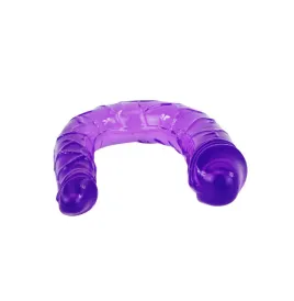 BAILE - DOPPIO DILDO IN JELLY FLESSIBILE LILLA