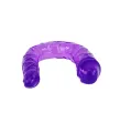 BAILE - DOUBLE DILDO IN LILAC FLEXIBLE JELLY