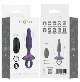 INTENSE - MARLON PLUG ANAL VIBRADOR MODELO 4 CONTROL REMOTO