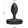PRETTY LOVE - VIBRA BUTT PLUG ANAL 10 VIBRACIONES NEGRO PRETTY LOVE - VIBRA BUTT PLUG ANAL 10 VIBRACIONES NEGRO
