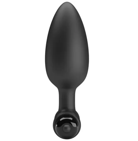 PRETTY LOVE - VIBRA BUTT PLUG 2 PLUG ANALE 10 VIBRAZIONI NERO