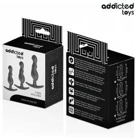 ADDICTED TOYS - LOT DE 3 PLUG ANAL MODÈLE 1