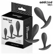 ADDICTED TOYS - SET OF 3 ANAL PLUG SILICONE MODEL 2 ADDICTED TOYS - SET OF 3 ANAL PLUG SILICONE MODEL 2