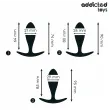 ADDICTED TOYS - SET OF 3 ANAL PLUG SILICONE MODEL 2 ADDICTED TOYS - SET OF 3 ANAL PLUG SILICONE MODEL 2