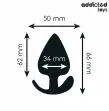 ADDICTED TOYS - PLUG ANAL TAILLE M 6,6 CM ADDICTED TOYS - PLUG ANAL TAILLE M 6,6 CM