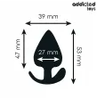 ADDICTED TOYS - PLUG ANAL TAILLE S 5,3 CM ADDICTED TOYS - PLUG ANAL TAILLE S 5,3 CM