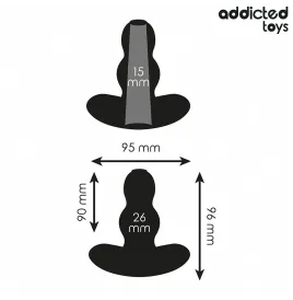 ADDICTED TOYS - PLUG ANAL CREUX TAILLE M 9,6 CM