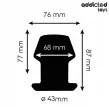 ADDICTED TOYS - PLUG ANAL HUECO EXTREM SILICONA TALLA M 8,7 CM ADDICTED TOYS - PLUG ANAL HUECO EXTREM SILICONA TALLA M 8,7 CM