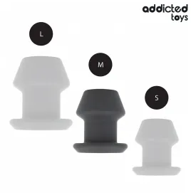 ADDICTED TOYS - PLUG ANAL HUECO EXTREM SILICONA TALLA M 8,7 CM
