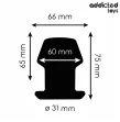 ADDICTED TOYS - PLUG ANAL HUECO EXTREM SILICONA TALLA S 7,5 CM ADDICTED TOYS - PLUG ANAL HUECO EXTREM SILICONA TALLA S 7,5 CM
