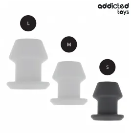ADDICTED TOYS - PLUG ANAL HUECO EXTREM SILICONA TALLA S 7,5 CM