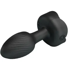 PRETTY LOVE - PLUG ANALE OLMAN CON LUCE LED NERO 8,8 CM