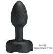 PRETTY LOVE - PLUG ANAL OLMAN AVEC LUMIÈRE LED NOIR 8,8 CM PRETTY LOVE - PLUG ANAL OLMAN AVEC LUMIÈRE LED NOIR 8,8 CM