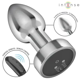 INTENSE - ANAL PLUG 10 VIBRATIONEN METALL MIT FERNBEDIENUNG S