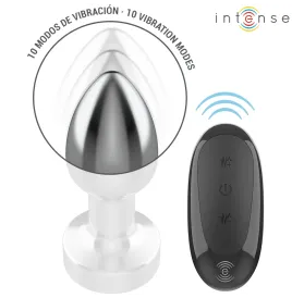 INTENSE - ANAL PLUG 10 VIBRATIONS METAL WITH REMOTE CONTROL S