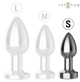 INTENSE - PLUG ANAL 10 VIBRATIONS MÉTAL AVEC TÉLÉCOMMANDE S