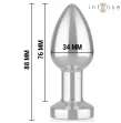INTENSE - ANAL PLUG 10 VIBRATIONS METAL WITH REMOTE CONTROL M INTENSE - ANAL PLUG 10 VIBRATIONS METAL WITH REMOTE CONTROL M