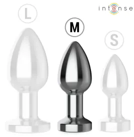 INTENSE - PLUG ANAL 10 VIBRATIONS MÉTAL AVEC TÉLÉCOMMANDE M