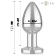 INTENSE - ANAL PLUG 10 VIBRATIONEN METALL MIT FERNBEDIENUNG L INTENSE - ANAL PLUG 10 VIBRATIONEN METALL MIT FERNBEDIENUNG L